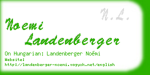 noemi landenberger business card